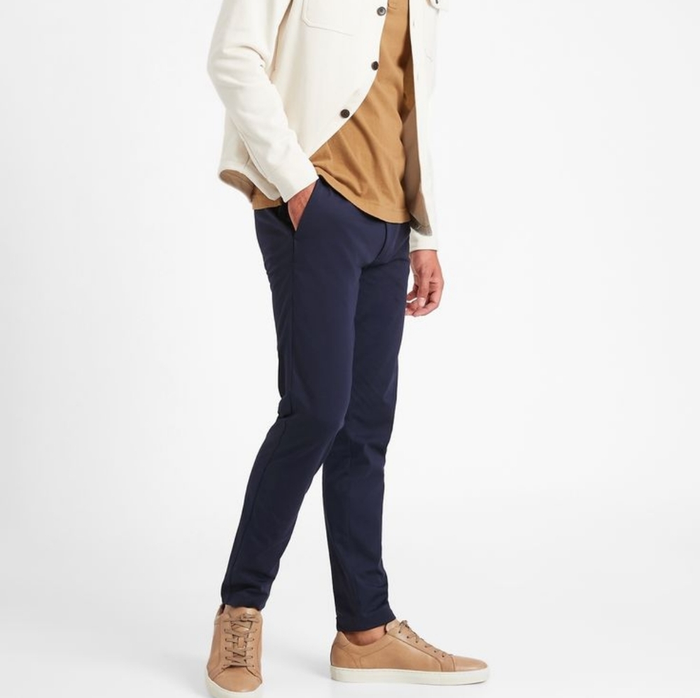 Banana Republic Slim Luxe City Pant with Core Temp 32/32 Charcoal